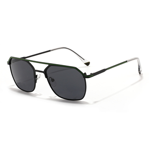 Metal Frame Polarized Sunglasses Square UV400 Full Rim Unisex <b>Eyewear</b> for Travel Beach Outdoor - Product Image 6