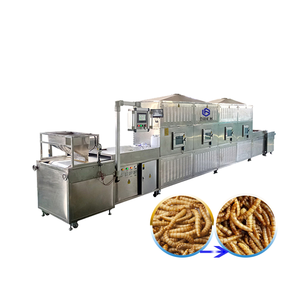 Four à micro-ondes industriel pour la cuisson des larves BSF, des vers de farine, des larves de mouches, machine de séchage - Product Image 1
