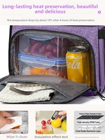 Sac à dos thermique unisexe pour employés de bureau, sac à lunch pour ordinateurs portables, compartiment pour ordinateur portable de 15 pouces avec fermeture éclair