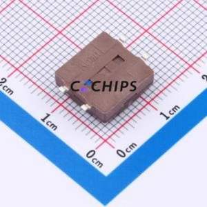 TSX12361-043D531DH-R0900 Tactile Switch SMD-4P,11.7x11.5mm Switch Single Pole Single Throw Round Button 2.8N 11.7mm - Product Image 2