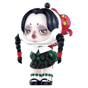 Vente en gros de boîtes mystères POP MART Skullpanda ADDAMS FAMILY Series 100% authentiques, boîtes POPMART, cadeau d'anniversaire mignon - Product Image 3