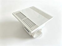 Ventilateur de plafond pour salle de bain avec lumière LED intégrée, CCT unique ou tricolore en option