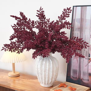 Yapay Bitkiler Yeni Uzun Saplı Lovegrass Ev Dekorasyonu Yapay Çiçekler DIY Çiçek Malzemeleri Düğün Kırmızı Süsleme - Product Image 1