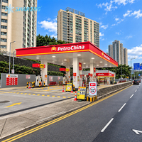Panneau d'affichage LED personnalisé pour prix de carburant de station-service 7-Eleven en extérieur, enseigne pylon pour station-service Mobil