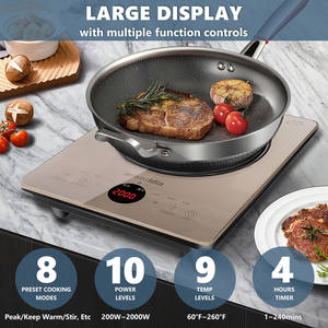 מכשירי מטבח אינדוקציה דדוקציה מחיר זול עם שולחן העליון 2200w בישול דגדגן - Product Image 4