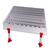 Lames de sol en plastique blanc pour élevage de poulets de chair