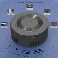 Bon prix pour un projecteur miroir de nouvelle conception, mini projecteur LED mobile E60, projecteur intelligent Full HD pour la maison, 1080P