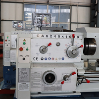 Torno Horizontal Manual CA6240 de 24 Velocidades y 64 Posiciones para Roscado y Piezas Mecánicas