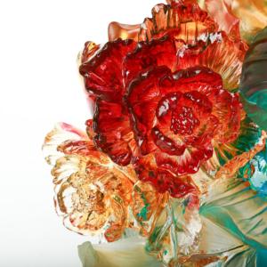 Изумрудная скульптура павлина из хрусталя: элегантный дизайн с перьями, роскошный декор для дома, центральное украшение для спокойной гостиной - Product Image 6