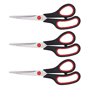 Chất Lượng Cao Đa Năng Văn Phòng 8Inch Thép Không Gỉ Mục Đích Cao Su Và Nhựa Văn Phòng Sinh Viên Kéo Thợ May Của Kéo - Product Image 1