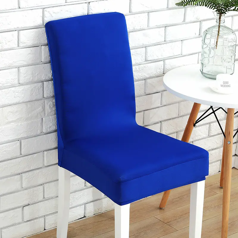 Hot selling Cheap Wholesale Banquet Elastic Stretch Seat Cover Customized Spandex Dining Room Chair Covers