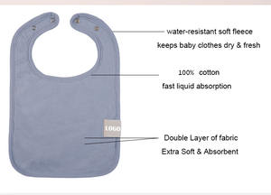 Organic Cotton With Soft Fleece <strong>Bandana</strong> <strong>Bibs</strong> Neutral Color Custom Cartoon Pattern For Boy Girl Washable <strong>Baby</strong> Care <strong>Bib</strong> - Product Image 3