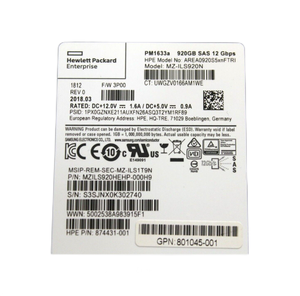 H-P 874431-001 SSD 920GB 12G Sas 2.5 นิ้ว - Product Image 4