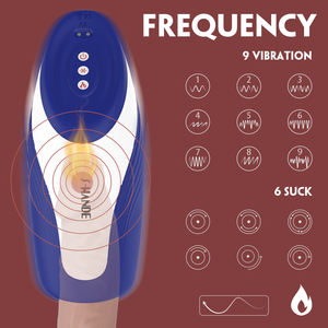 LIL MERMAID Männlicher <span class=keywords><strong>Masturbator</strong></span> mit Klemm-, Saug-, Vibrations- und Heizfunktion Multifunktionaler Penis-Massager für Ultimatives Vergnügen - Product Image 2