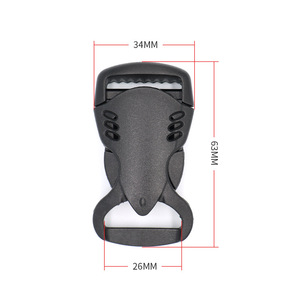 Plastic Side Release Buckle 26Mm Durable For Bags <b>Backpacks</b> Waist Bag <b>Straps</b> Fasteners Accessory - Product Image 3