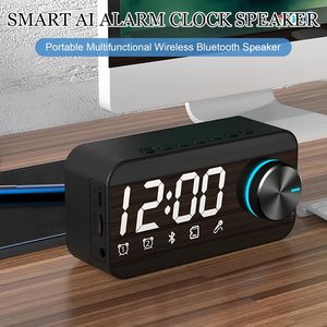 Music Player <b>LED</b> Speaker with Digital Display Card Alarm <b>Clock</b> Reloj Speaker Digital Desk Table <b>Clock</b> - Product Image 4