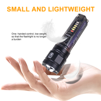 Senter Lipat Multifungsi Outdoor Berkualitas Tinggi Foxhawk, Dapat Diisi Ulang dengan Tenaga Surya dan USB, Standar IP65, Baterai 18650, Garansi 5 Tahun