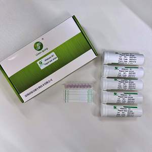 ชุดทดสอบเมลามีน LSY-20003สีเขียวฤดูใบไม้ผลิ10-15ppb จำกัดการตรวจหารูปแบบแถบนมอย่างรวดเร็ว - Product Image 6