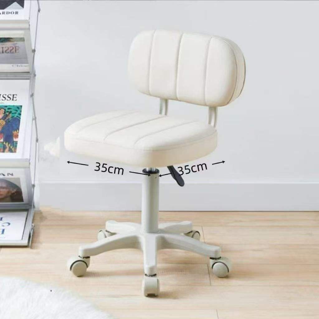 Version blanche - Roues silencieuses à griffes en plastique