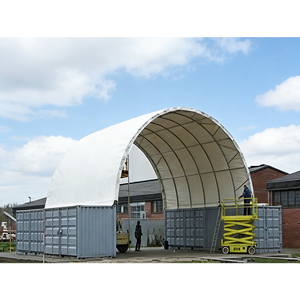 Abri de jardin en conteneur, structure en acier, abri étanche, garage, unité de stockage, design industriel, auvent pour conteneur maritime de 40 pieds - Product Image 5