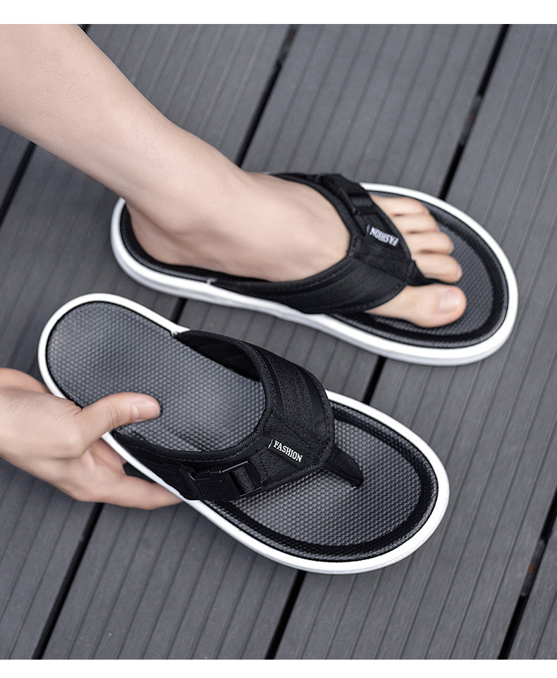 Summer Casual Thong Slippers Outdoor Beach Flipflops EVA PE Flip-flopSs Slippers For Mens