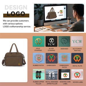 <span class=keywords><strong>Sac</strong></span> à <span class=keywords><strong>dos</strong></span> à motif lettres en tissu de coton imperméable de marque YCW, <span class=keywords><strong>sac</strong></span> à langer fourre-tout en tissu Oxford, l'indispensable pour les mamans, pour couches lavables pour enfants - Vente chaude - Product Image 5