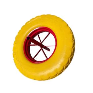 Pneus en caoutchouc pneumatiques personnalisables de <span class=keywords><strong>6</strong></span> 8 9 10 12 13 14 16 pouces pour roue et pneu de chariot d'outil de brouette - Product Image 2