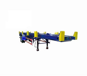 Vente en gros de bonne qualité en acier quai squelette semi-remorque 12r22.5 pneu camion remorques conteneur <span class=keywords><strong>Transport</strong></span> - Product Image 3