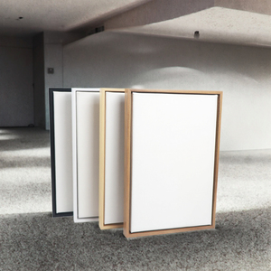 Ludaye Handmade Modern Vertical Minimalist Wood 4x6 Full Color Photo <b>Frame</b> with Customized Shape Thin Design <b>Wall</b> Mounting - Product Image 3