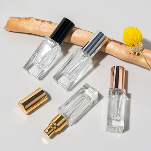 Mini Atomizador de Perfume Recargable de Bolsillo de 5 ml, Botella de Vidrio Cuadrada Pequeña para Viaje - Product Image 2
