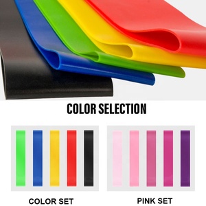 Juego de 5 bandas de ejercicio de resistencia de entrenamiento extra anchas sin látex con guía de instrucciones y bolsa de transporte - Product Image 2