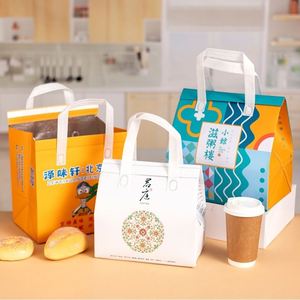 Sac isotherme personnalisé en non-tissé écologique avec feuille d'aluminium pour livraison de repas à emporter - Product Image 3