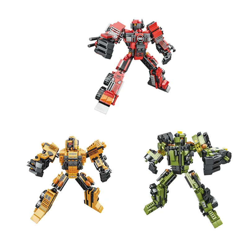 Hot Selling Wholesale Educational Toys Robot Children Gift Toy Heroic Educational Brick Toy