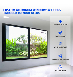 New Arrival Popular Chất lượng cao kính đôi giá rẻ nhôm cửa sổ nhiệt phá vỡ Thiết kế nhôm trượt cửa sổ với as2047 - Product Image 6