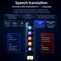 Stylo traducteur intelligent IA avec intégration ChatGPT pour la lecture instantanée des questions et la traduction vocale