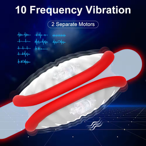 Magnetic Rechargeable Waterproof Aircraft Cup Men's Dual Motor <b>Masturbation</b> Device with Squeeze Vibration and Real Touch Feeling - Product Image 5