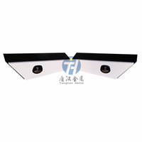 880/750mm aluminium biseauté sous le corps ute plateau boîte à outils 4x4 pour pick-up/camions