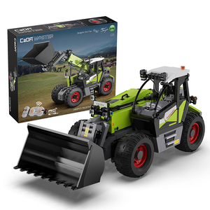 Cada c61051w 1/17 quy mô Telescopic loader <span class=keywords><strong>Crane</strong></span> 1469pcs <span class=keywords><strong>DIY</strong></span> <span class=keywords><strong>RC</strong></span> xe nâng tàu sân bay xe tải gạch đồ chơi - Product Image 2