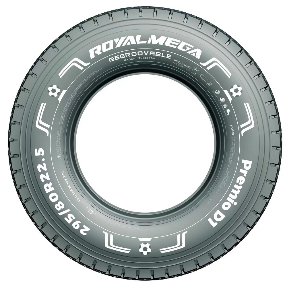 Royal Mega Xbri Pneu Tires 295/80R22.5 for Truck Replacement