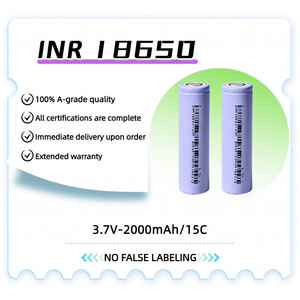 แบตเตอรี่ลิเธียมไอออนแบบชาร์จได้ Victpower 18650 ความจุ 2000mAh 3.7V รูปทรงกระบอก สำหรับอุปกรณ์อิเล็กทรอนิกส์สำหรับผู้บริโภค - Product Image 1