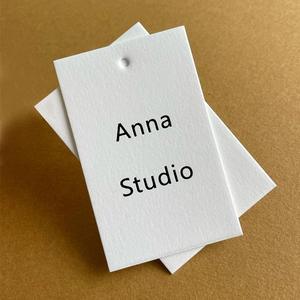 Luxus benutzer definierte Logo Kleidung Tags grüne Karte Kleidung Etikett Spezial papier hängen Tags für <span class=keywords><strong>T</strong></span>-<span class=keywords><strong>Shirt</strong></span> Jacke <span class=keywords><strong>Business</strong></span> recycelbare Schuhe - Product Image 2