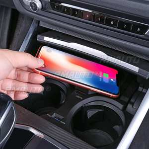 Cargador Inalámbrico para Auto de 15W para BMW Serie 3 G20 G28/Serie 4 G22 2020-2021 con Llave de Tarjeta NFC, Placa de Carga Rápida para Teléfono, Accesorios - Product Image 2