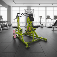 Máquina de remo sentado Iso-Lateral con carga de placas para entrenamiento de espalda, equipo de gimnasio comercial para entrenamiento de fuerza y fitness