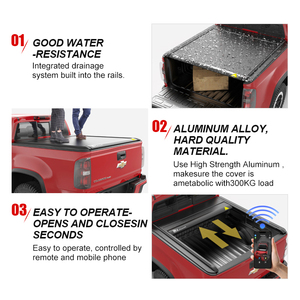 Cubierta Retráctil Eléctrica para Camioneta Zolionwil, Compatible con <span class=keywords><strong>Chevrolet</strong></span> Colorado High Country ZR2 Z71 Denali AT4 2018 - Product Image 5
