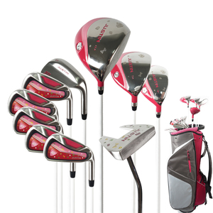 Fabricantes Premium Titanium Left Right Hand Girls Mujeres Principiantes 12 Palos de golf Juego completo Ladies Golf <span class=keywords><strong>Clubs</strong></span> - Product Image 6