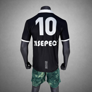 Camiseta de Fútbol con Cuello en V, Estilo Polo, Impresión por Sublimación, Control de Humedad, Secado Rápido, Logotipo Personalizado para el Día del Partido - Product Image 2