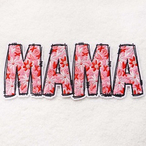 Mode personnalisé patchs à carreaux broderie grande maman Chenille Patch fer sur pour vêtements décorations - Product Image 5