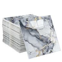 Papier peint décoratif mural pour la maison, mousse PET autocollante, carrelage mural en marbre, autocollant mural imperméable en PVC, panneau mural en marbre