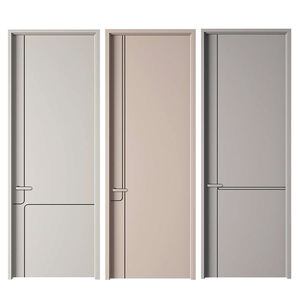 2025 Conceptions Classiques Intérieur Chambre Porte D'entrée En Bois De Teck Massif Porte Française Principale pour La Maison Bâtiment Isolation Sonore Étanche - Product Image 5