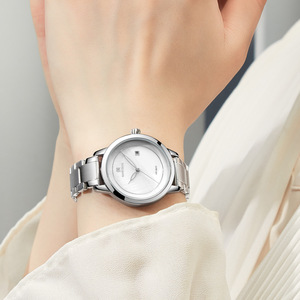 Naviforce นาฬิกาข้อมือควอทซ์สำหรับผู้หญิง5008นาฬิกาข้อมือสเตนเลสสตีลแฟชั่น - Product Image 5